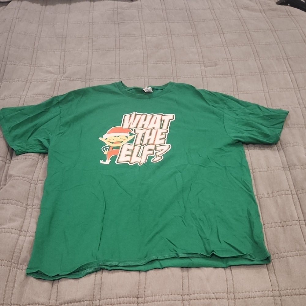 Delta Green 'What the Elf?' Short Sleeve Tee Size Xl